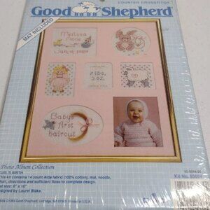 Good Shepherd - Cross Stitch Kit - Girl's Birth - Photo Album Collection (L1)